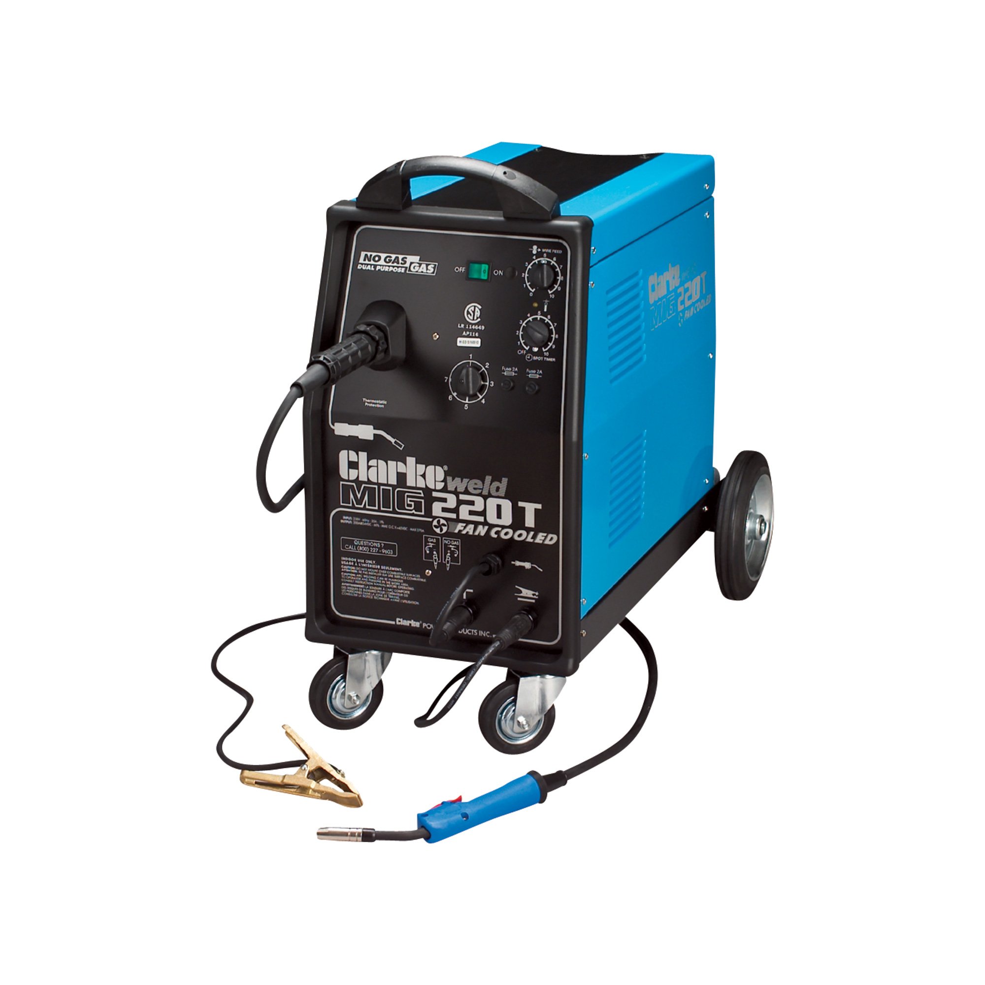 Clarke MIG Welder — 230 Volt, 220 Amp, Model# WE6498 220T